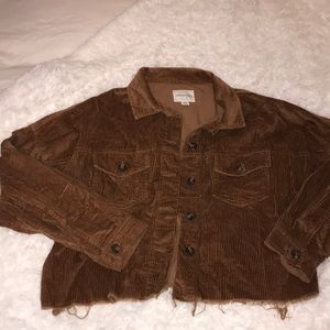AMERICAN EAGLE Corduroy JACKET CROPPED